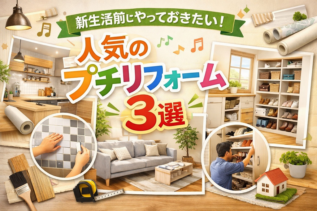 新生活前にやっておきたい！京都で人気のプチリフォーム3選